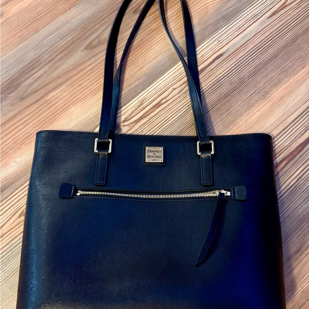 Dooney & Bourke Black Leather Tote